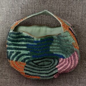 Colorful beaded bag